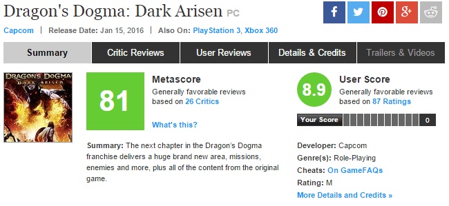 Dragon's Dogma: Dark Arisen 