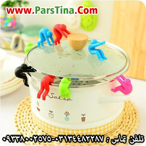 نگهدارنده درب قابلمه طرح آدمك