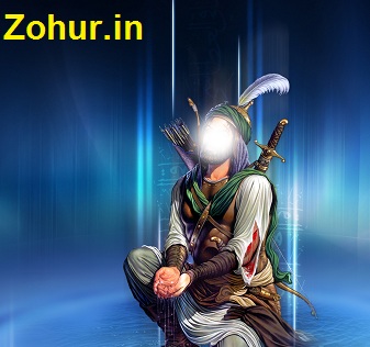 کلیپ جاری شدن خون از سنگی که سر امام حسین (ع) بر روی آن بود