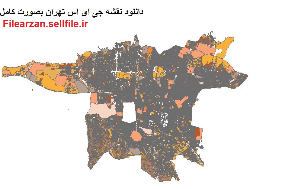 دانلود نقشه gis تهران