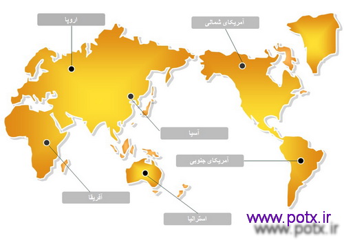 دیاگرام نقشه جهان