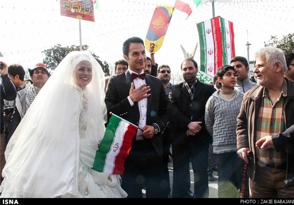 تصاویر منتخب از راهپیمایی 22 بهمن در تهران