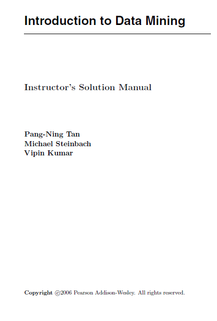 Introduction to Data Mining and Knowledge Discovery