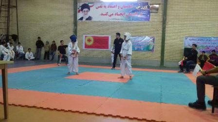 مسابقات کاراته در روداب