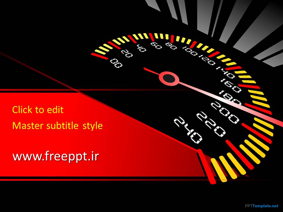 قالب پاورپوینت کیلومتر سرعت قالب پاورپوینت کیلومتر سرعت