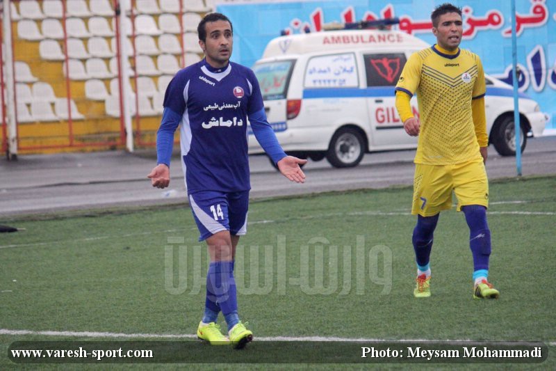 گزارش تصویری بازی داماش گیلان - نفت مسجد سلیمان