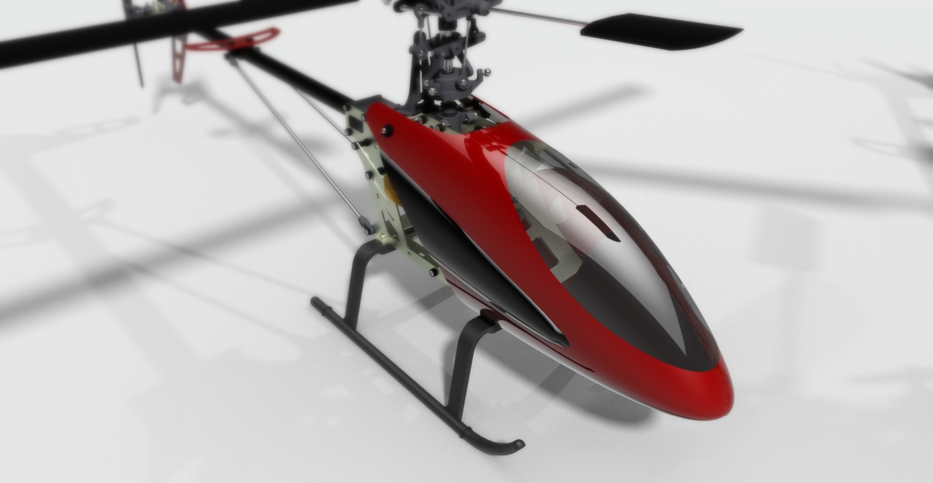 مدل سه بعدی هلیکوپتر