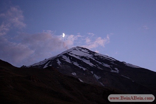  قله دماونداز مسیر شمال شرق ، حاجی دلا -آمل - مازندران