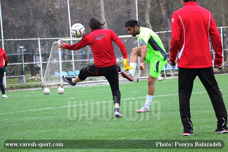 گزارش تصویری تمرین داماش گیلان و پارسه تهران