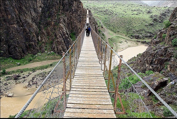 پل معلق پیر تقی - خلخال - استان اردبیل