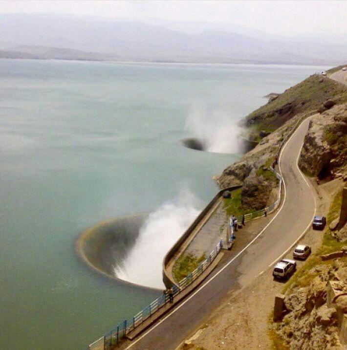سد زیبای منجیل - استان گیلان