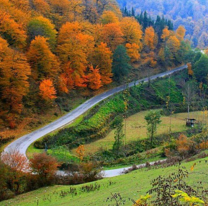 جاده زیبای اتو به سوادکوه  - استان مازندران