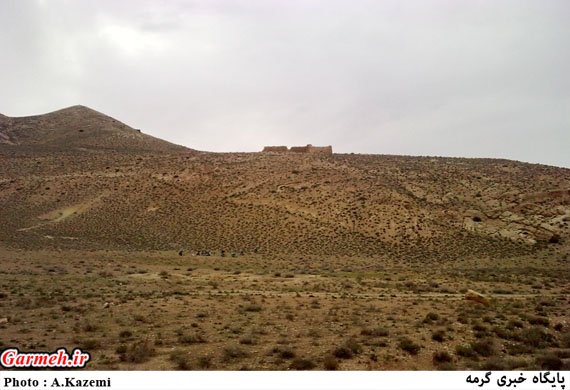 قلعه خداوردی درق نمادی از تمدن کهن شهرستان گرمه / تصاویر