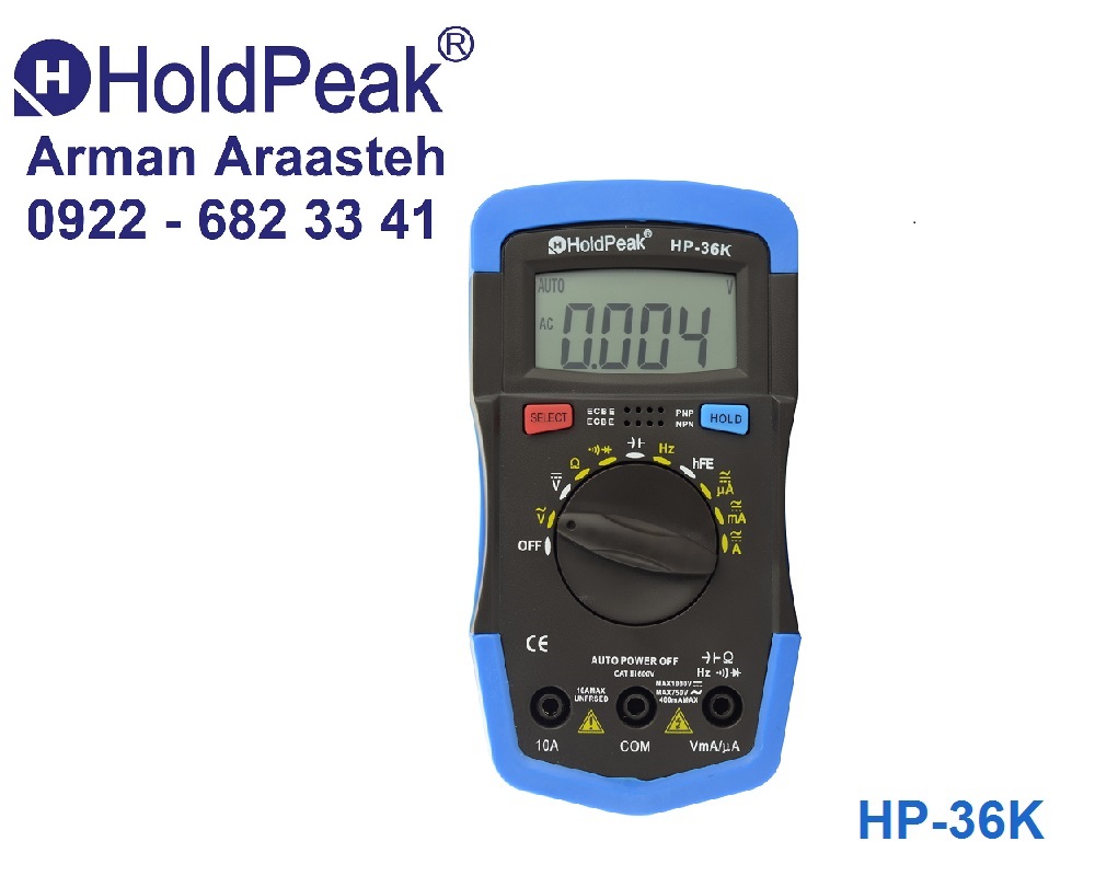 مولتی متر هلدپیک 36 Series Auto（Mini Size )-HP-36K holdpeak نماینده هولدپیک در ایران  (01)