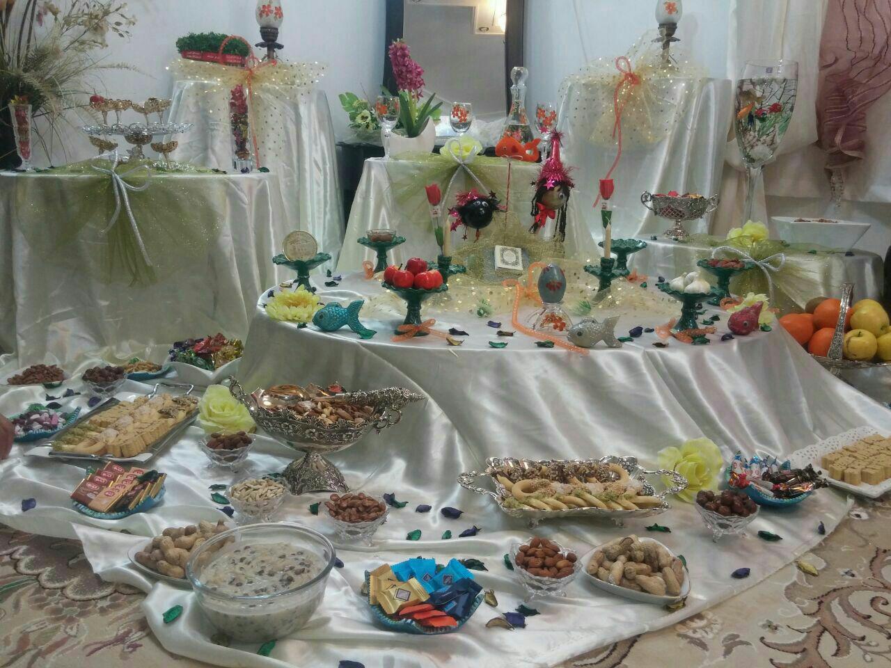 برترین سفره‌های هفت‌سین شهرستان گرمه انتخاب شدند / تصاویر