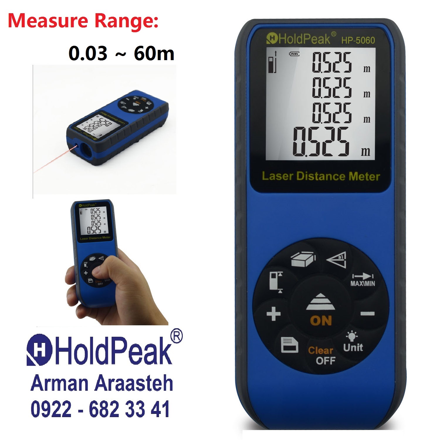 Extech Instruments 42545 High-Temp. Infrared Thermometer Ram Meter, Inc.