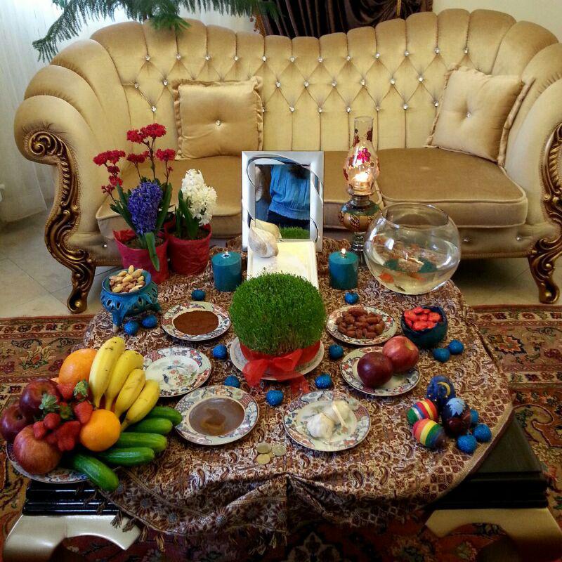 پاسخ به:تزئین سفره هفت سین