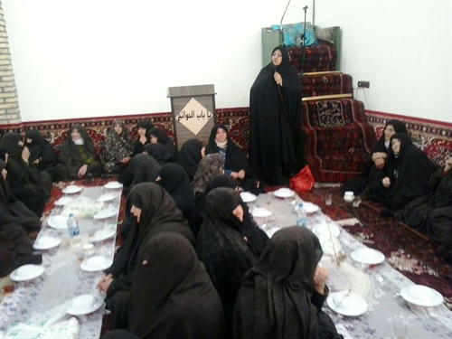 حضور عوامل بنیاد خیریه یاران مهر اوجان بستان آباد در جمع بانوان خیر کردکندی