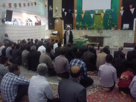 سخنرانی  امام جمعه قهدریجان در مسجد بلال