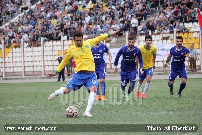 گزارش تصویری بازی داماش گیلان - نفت آبادان