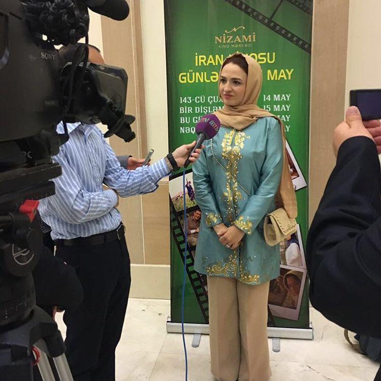 گلاره عباسی در باکو آذربایجان