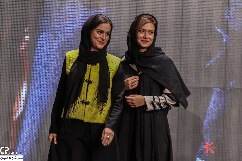 پریناز ایزدیار و غزل شاکری در جشن پایان سریال شهرزاد