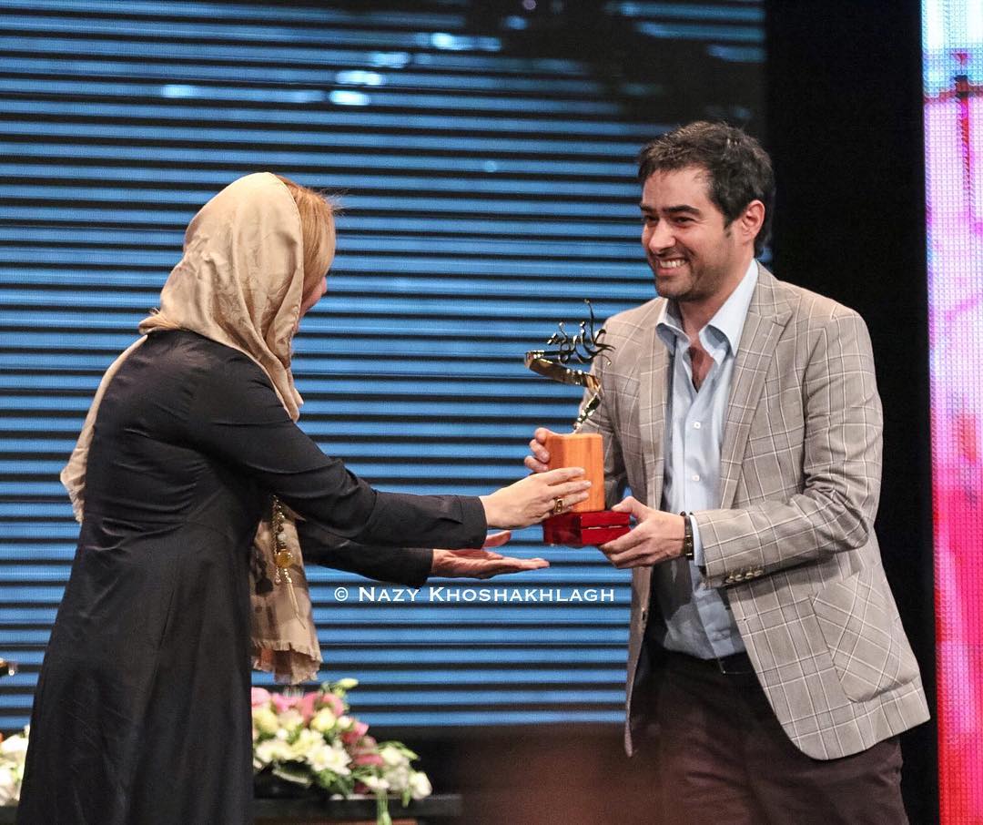 شهاب حسینی در جشن پایان سریال شهرزاد