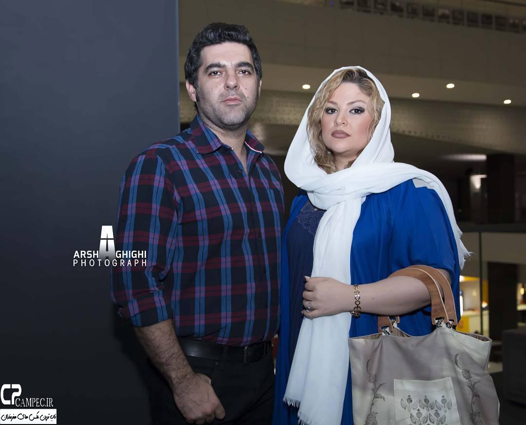 مصطفی کیایی و همسرش