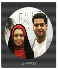 عکسهای آزاده نامداری با همسرش سجاد عبادی