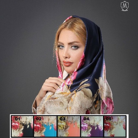روسری ابریشمی زنانه بسیارزیبا