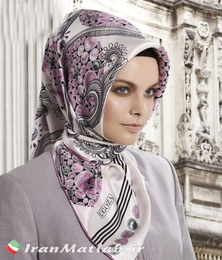 روسری بنفش جدید