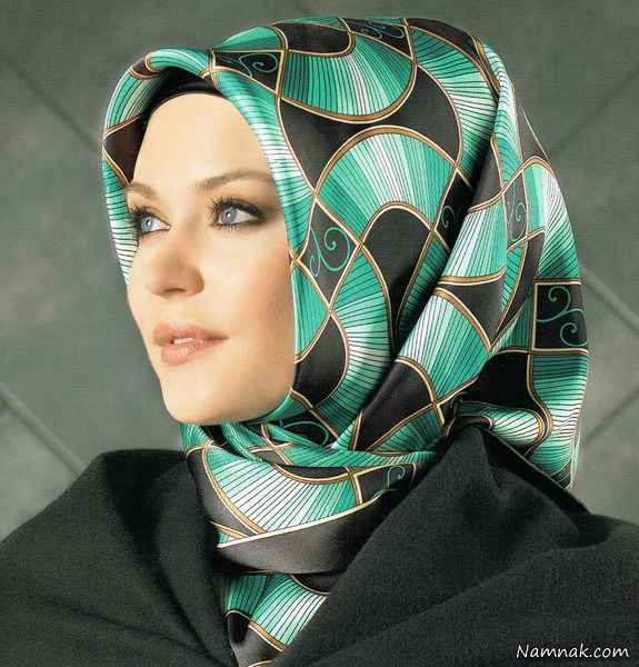 روسری و شال کرمان سبز