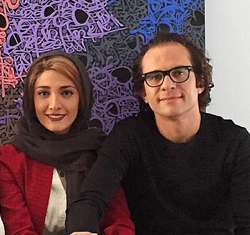 عکسهای مینا ساداتی با همسرش بابک حمیدیان