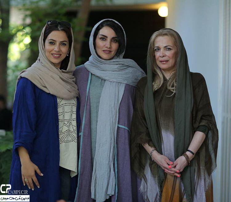 بیتا فرهی مرجان شیر محمدی و تینا پاکروان در نمایشگاه زن و زمین