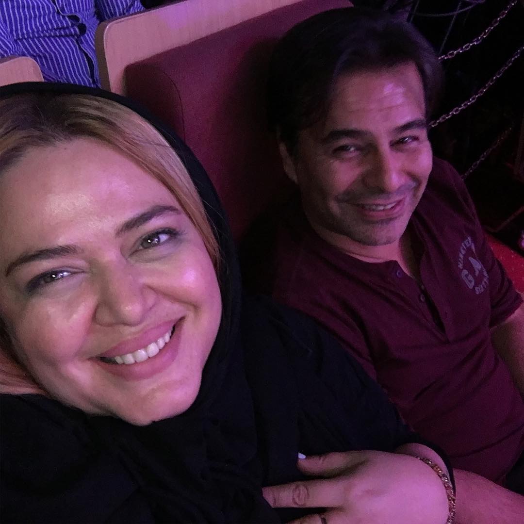 بهاره رهنما با همسرش در کنسرت