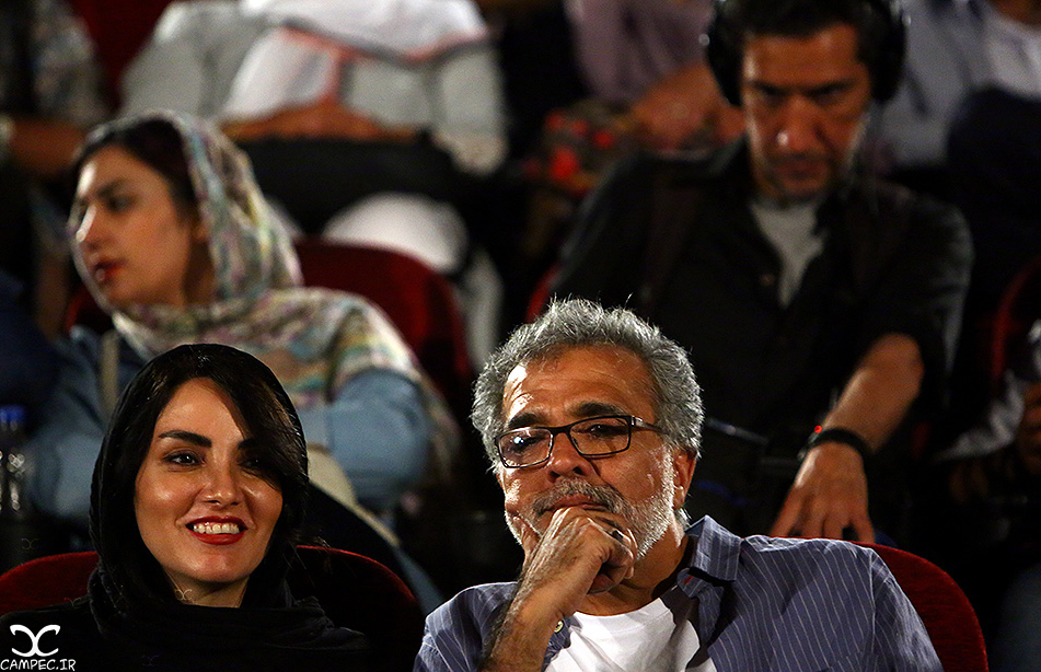 بهروز افخمی و مرجان شیر محمدی در اکران فیلم گاوخونی
