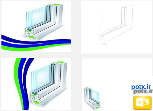پاورپوینت پنجره دو جداره