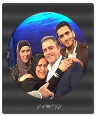 عکسها و قصه امید و مادرش در برنامه ماه عسل
