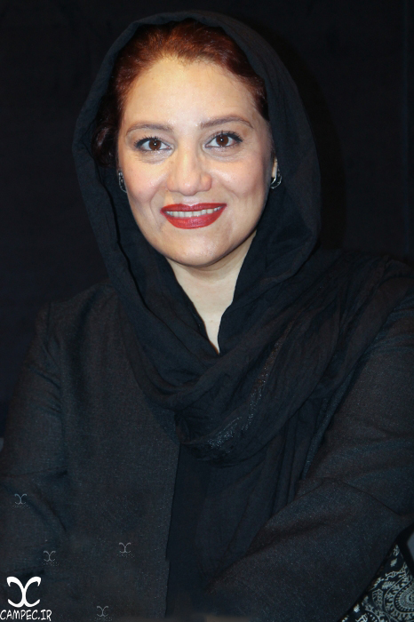 شبنم مقدمی در مراسم گلریزان فیلم چهارشنبه