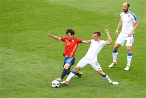 نتیجه بازی اسپانیا جمهوری چک دوشنبه 24 خرداد 95 + دانلود خلاصه و گلها