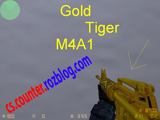 دانلود اسکین اسلحه m4a1 Goldفوق العاده زیبا برای کانتر استریک1.6 دانلود اسکین اسلحه m4a1 Goldفوق العاده زیبا برای کانتر استریک1.6