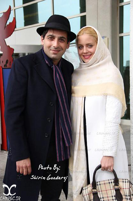حمید گودرزی و همسرش ماندانا دانشور