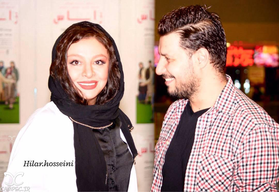 جواد عزتی و همسرش مه لقا باقری در اکران فیلم زاپاس