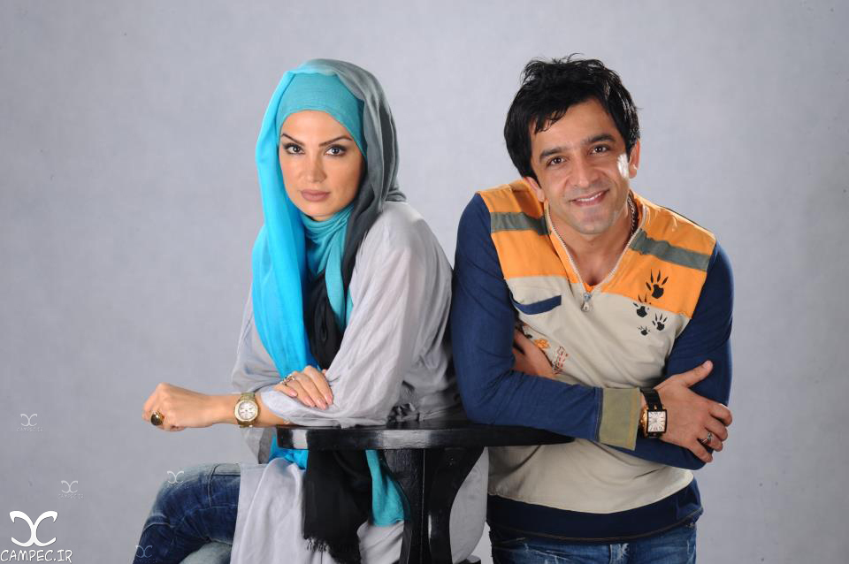 مجید یاسر و همسرش مهشید حبیبی