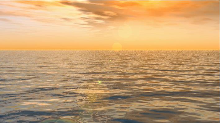دانلود فوتیج sunset_waves - صحنه متحرک موج دریا FULL HD قابل استفاده تدوین گران و انیماتورها