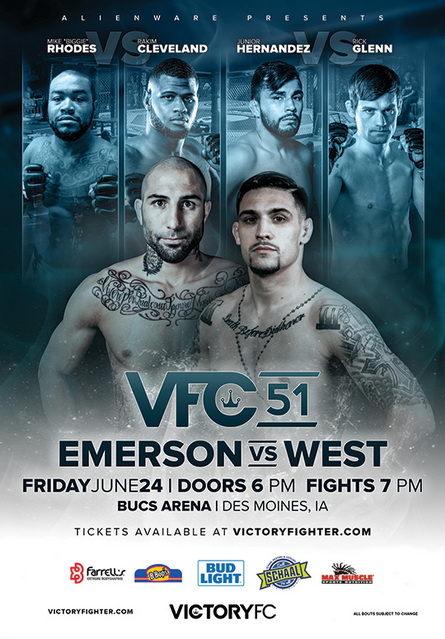 دانــلود مسابقات | VFC 51: Emerson vs. West