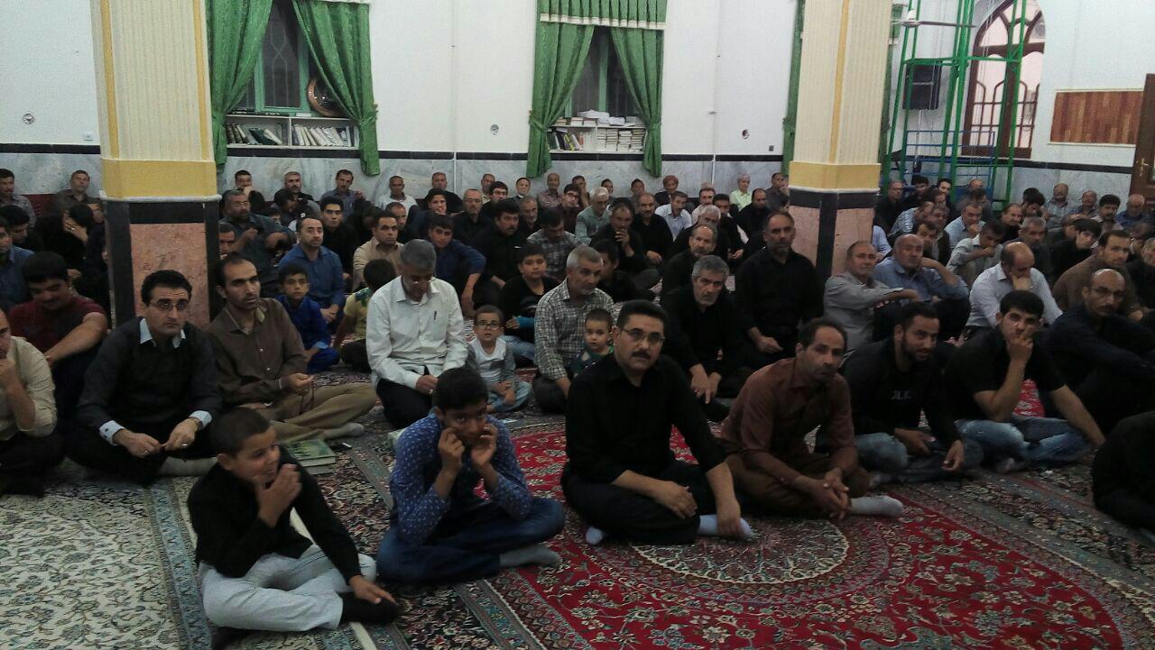 برگزاری مراسم احیا شب قدر در شهرستان گرمه / تصاویر