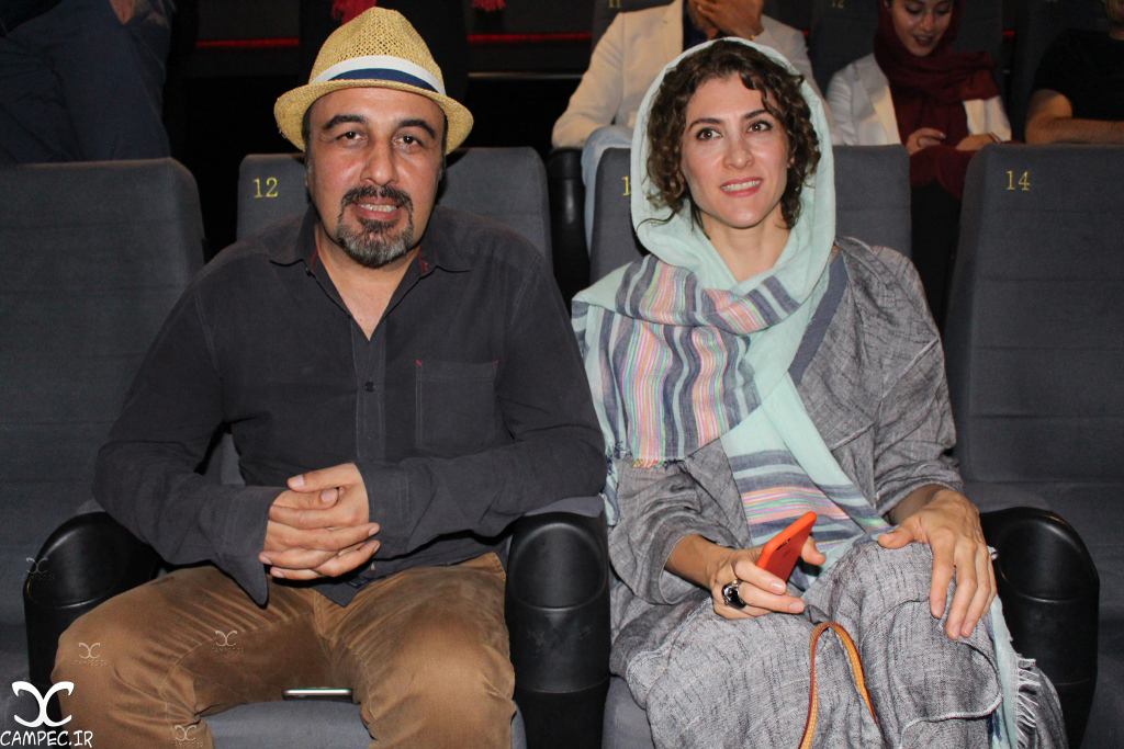 ویشکا آسایش و رضا عطاران در اکران مردمی فیلم چهارشنبه
