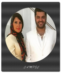 عکسهایی جدید از سام درخشانی با همسرش عسل امیرپور