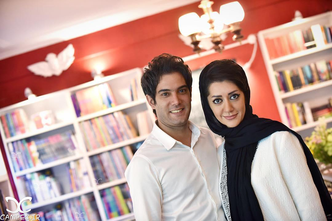 عکس جدید امیر علی نبویان و همسرش بهار نوروزپور
